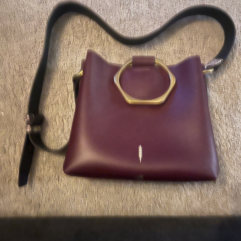 THACKER Purse Bardot Leather Bucket Bag